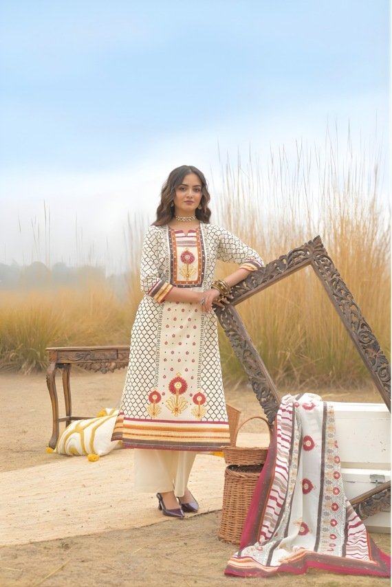 Inayat Rekha Printed Suit Set