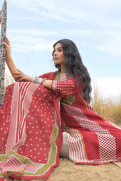 Inayat Handblock Printed Suit Set