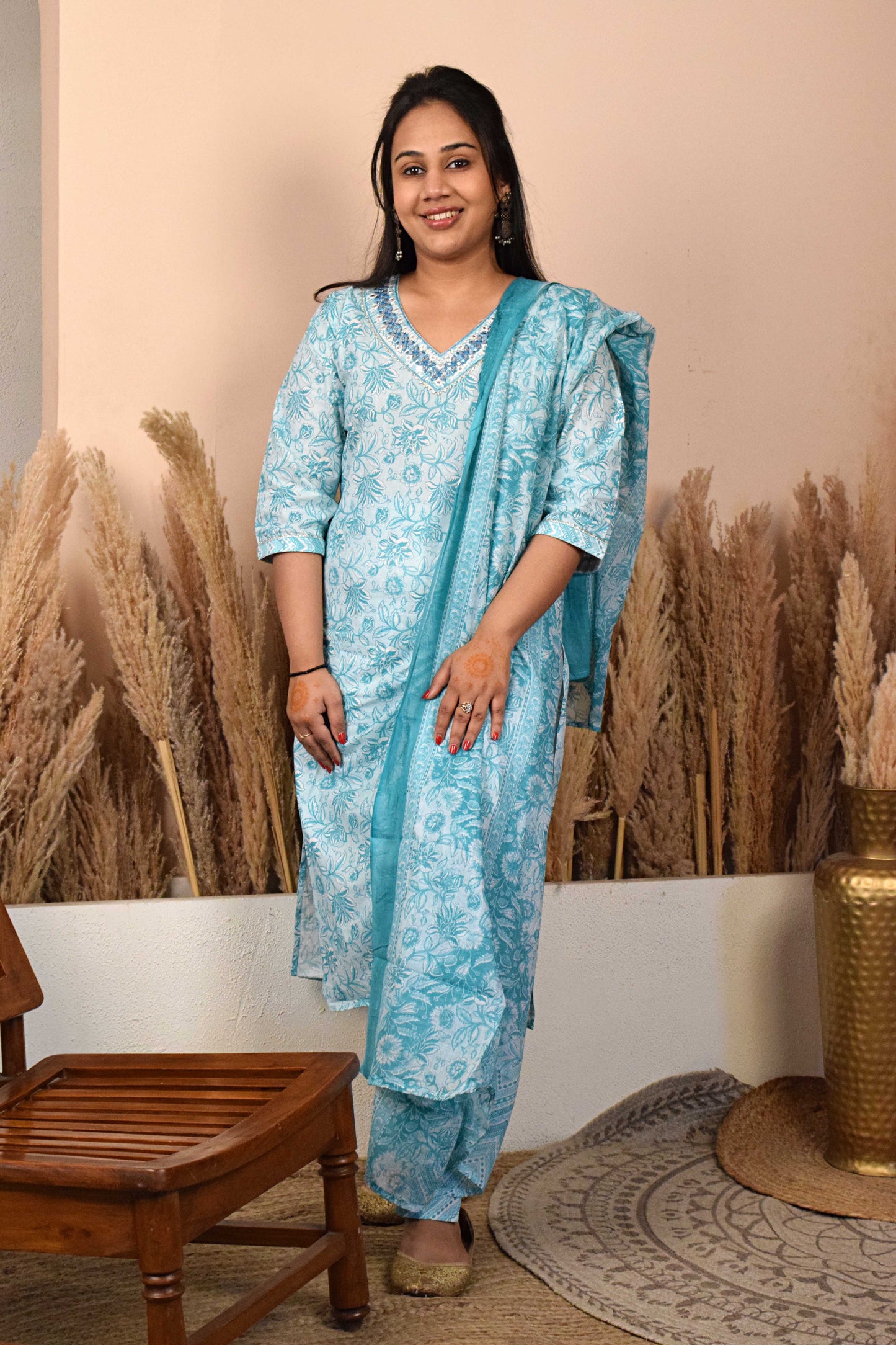 Inayat Dream Floral Cotton Suit Set