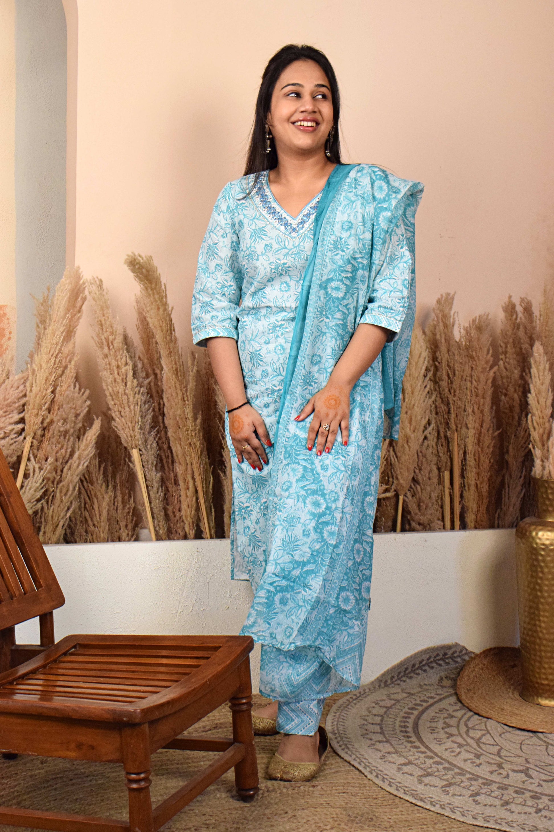 Inayat Dream Floral Cotton Suit Set