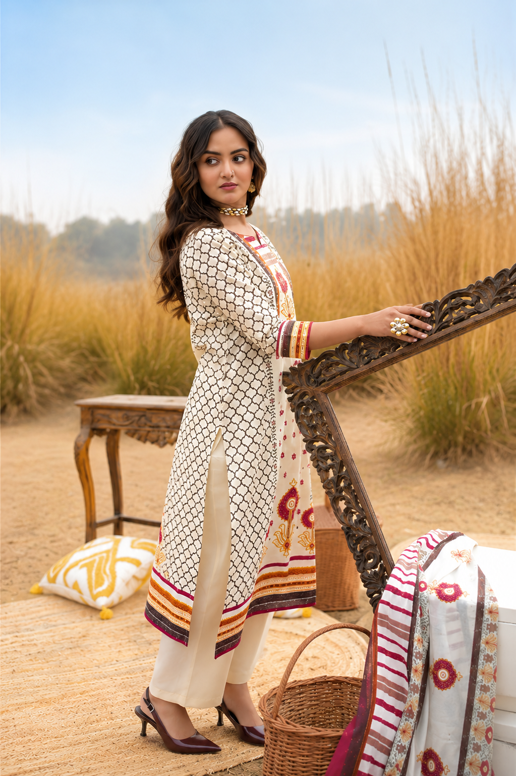 Inayat Rekha Printed Suit Set